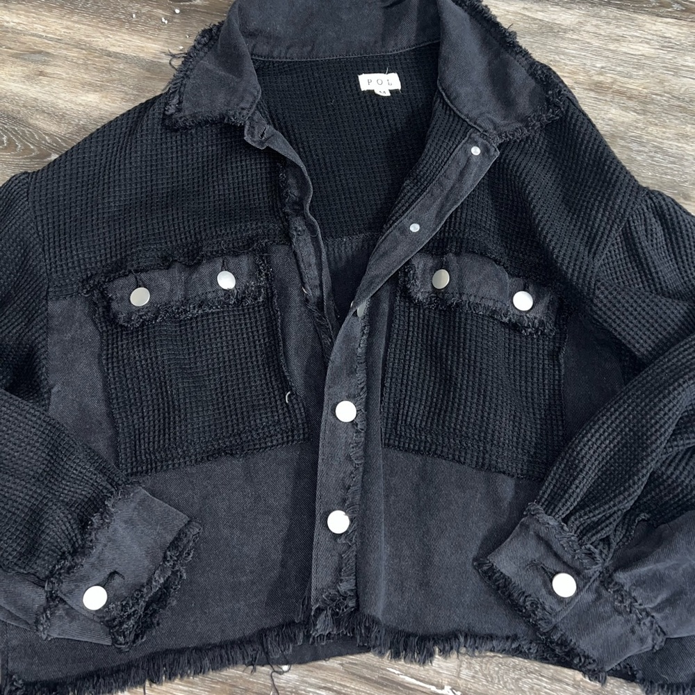 Black Cropped Jacket POL